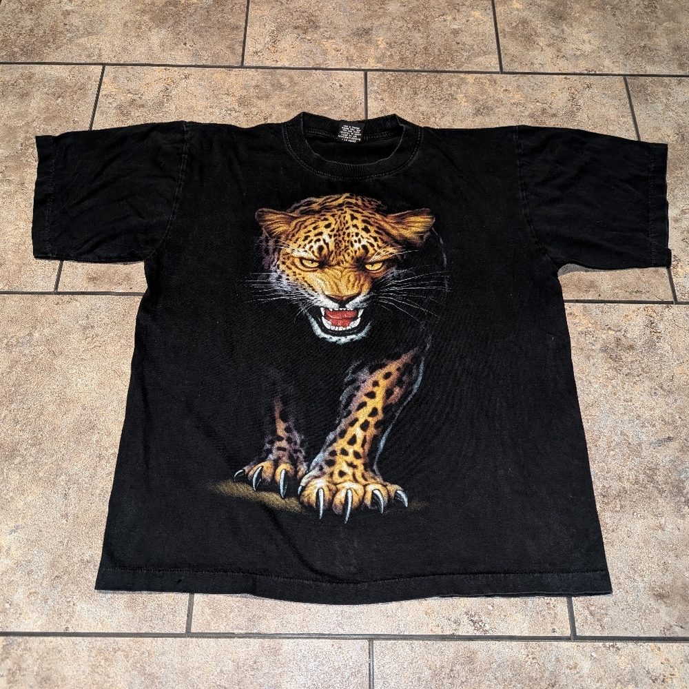 Vintage Jaguar 90s Single Stitch Double Sided Men's Large Tee